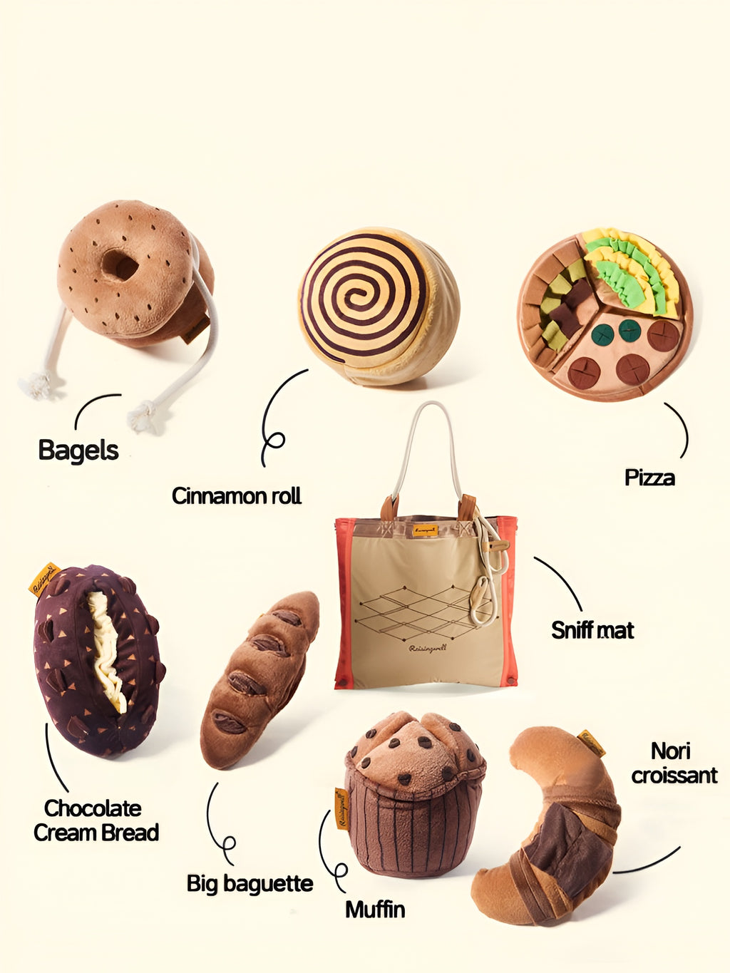 🧁 Chocolate Muffin Enrichment Toy – Sweet Snuffles & Playful Pockets! 🐾