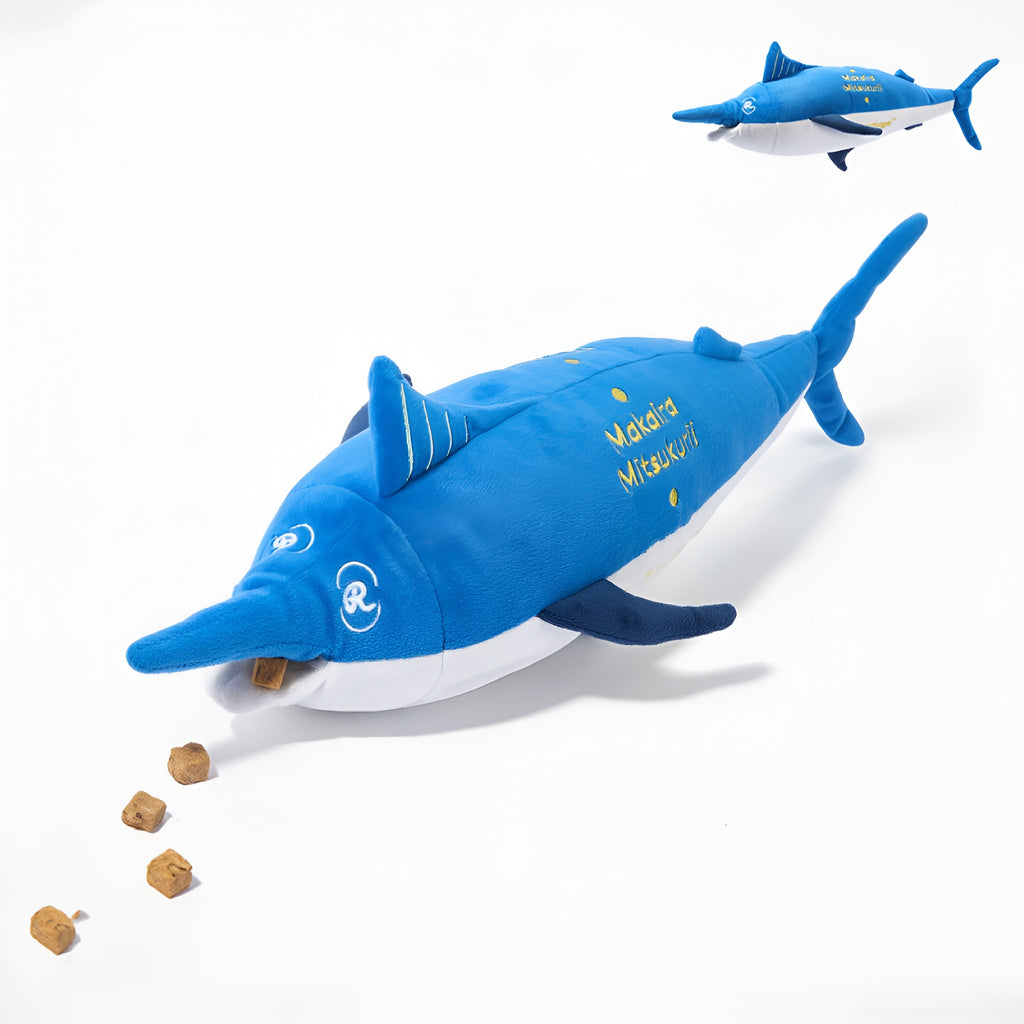 🐋 Blue Marlin Enrichment Toy – Dive Into Deep-Sea Play! 🌊