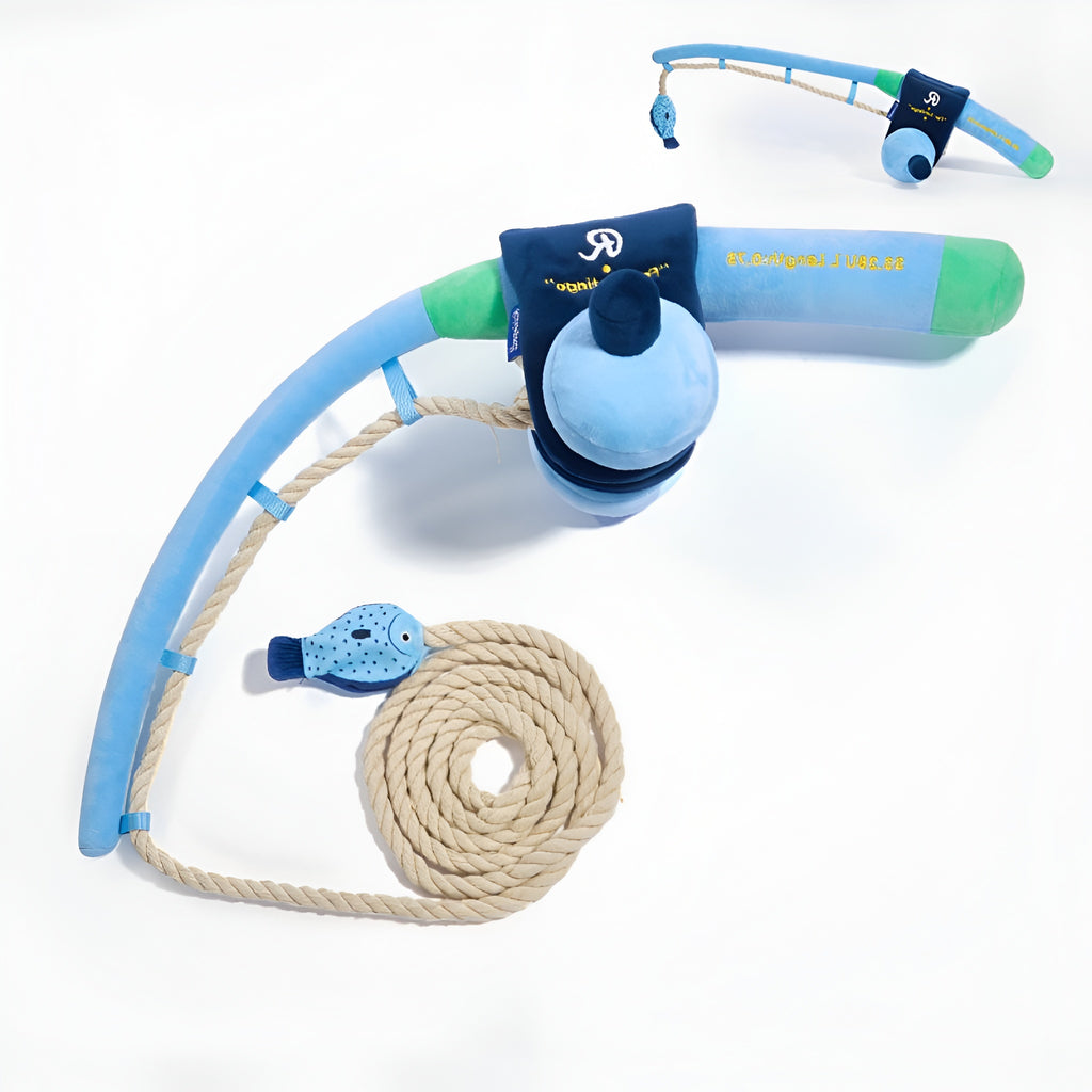 🎣 Fishing Rod Enrichment Toy – Reel in the Fun! 🐾
