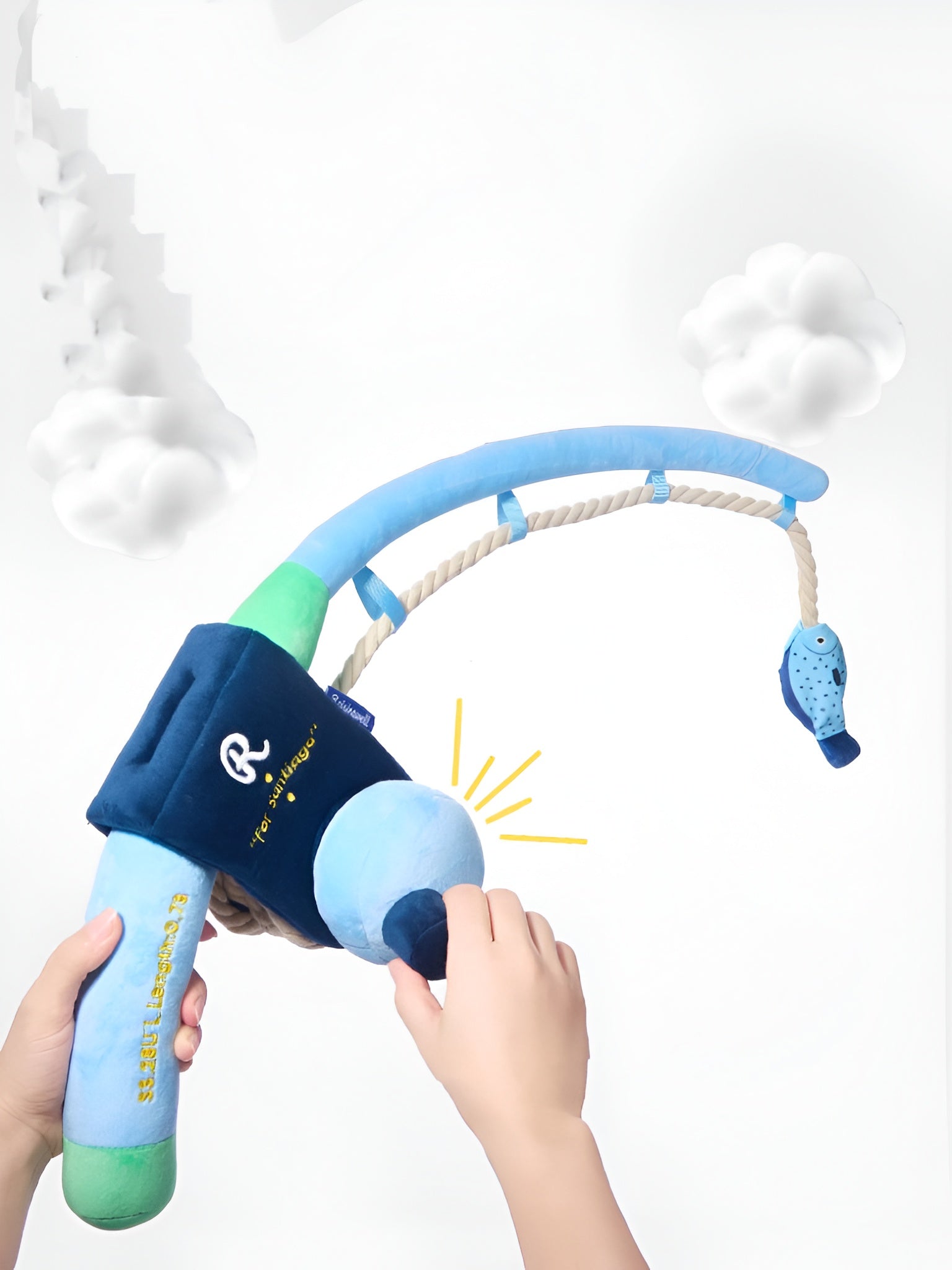 🎣 Fishing Rod Enrichment Toy – Reel in the Fun! 🐾