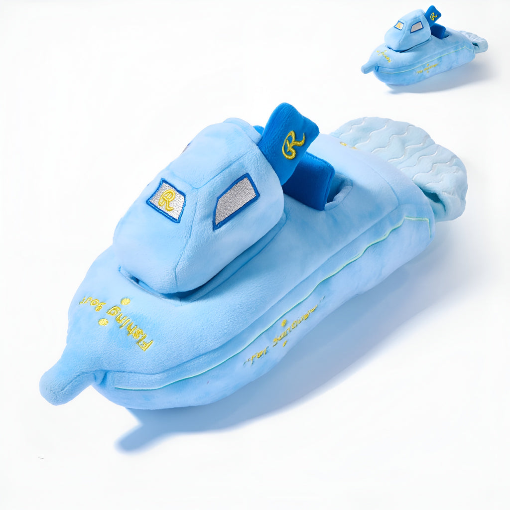 ⛵ Fishing Boat Enrichment Toy – Set Sail for Playtime Fun! 🌊