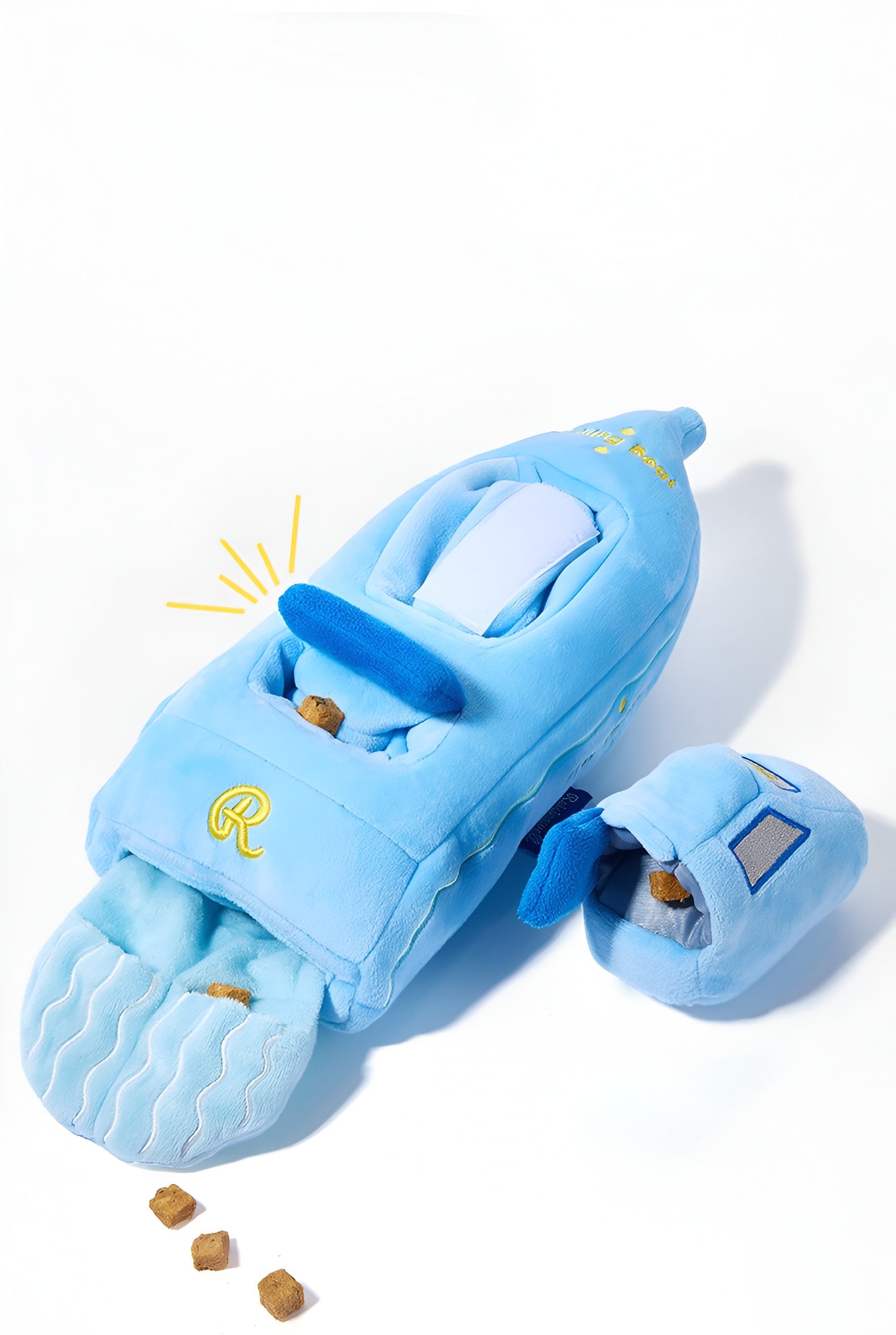 ⛵ Fishing Boat Enrichment Toy – Set Sail for Playtime Fun! 🌊