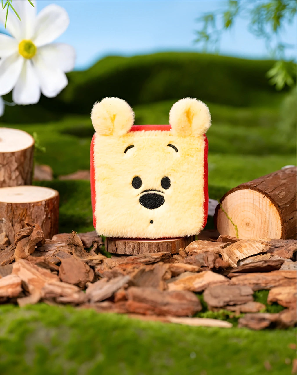 Winnie the Pooh Brick – Plush Dog Toy with Crinkle Paper