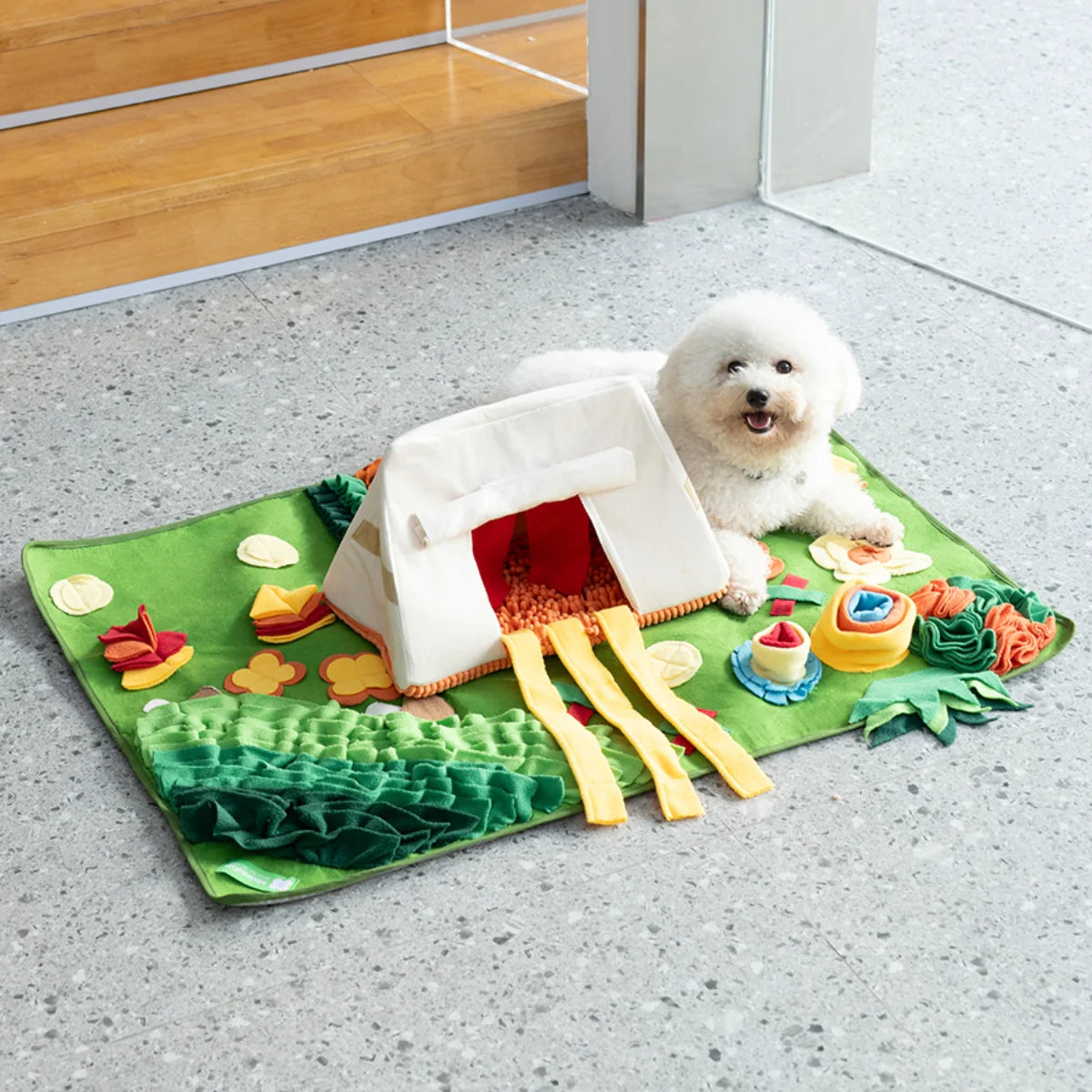 Camping Adventure Snuffle Mat – Large Picnic Enrichment Rug